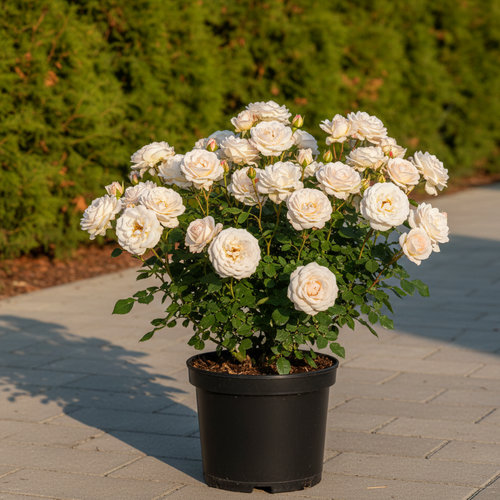 Роза Флорибунда Шарль Азнавур купить