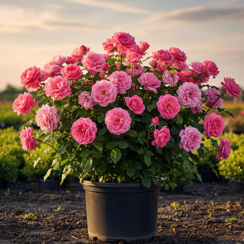 Роза чайно-гибридная Пинк Пис купить